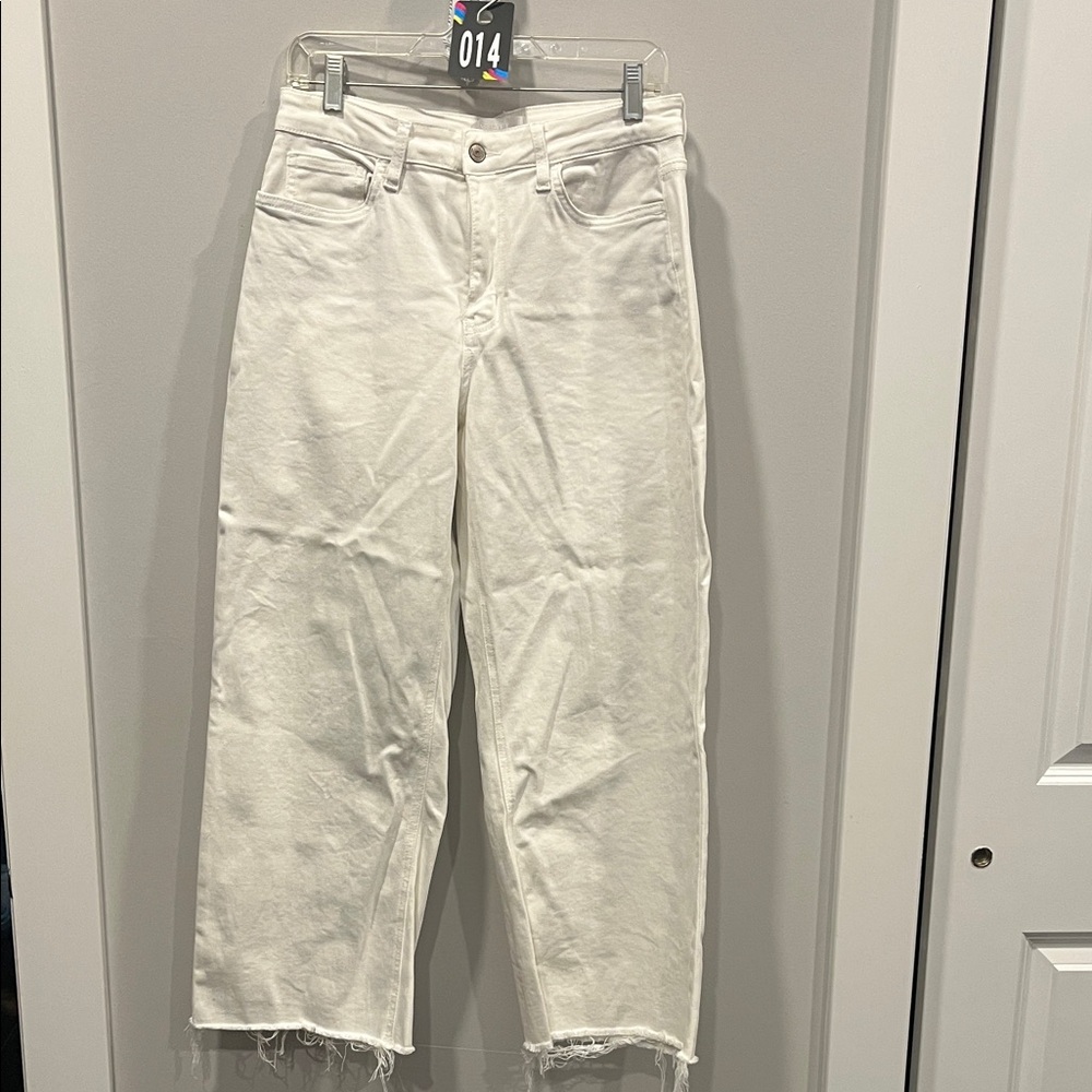 Chic White Wide Leg Jeans